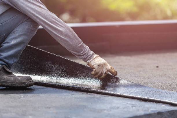 Professional Emergency Waterproofing technician working in Manasquan, NJ